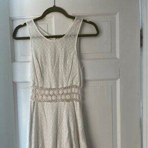 Free People White Summer Mini Dress Size 4